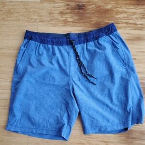 Blue Striped Men's Shorts